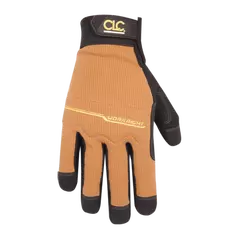 Gloves, Medium Padded Synthetic Palm Elastic Hook And Loop Cuff Flexible | 124M