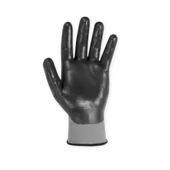 Gloves, Large Nylon Knit Shell Nitrile Dip Palm Blackgripper | 2033L