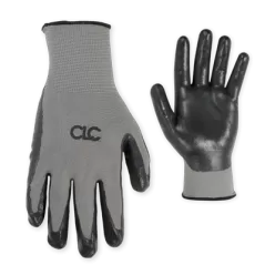 Gloves, Medium Nitrile Dip Palm Blackgripper | 1673M