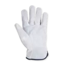 Gloves, X-Large Split Cowhide Leather Whiteopen Cuff | 2054XL