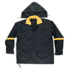Rain Suit, 2X-Large Black Nylon | R1032X