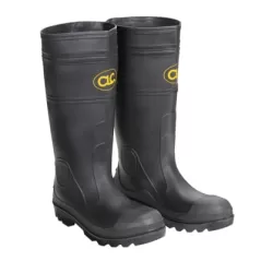 Rain Boot, 8 Black Pvc | R23008
