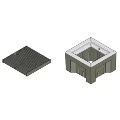 OldCastle Christy V12 Drain Grate Galvanized Steel | CRS3001510