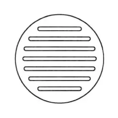 OldCastle Christy F8/V1 Grate Cast Iron | CRSV171C
