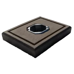 Boral Light Fixture, 10" x 8" x 1-3/4", Taupe Cultured Stone | Csb8588943