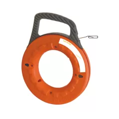 Christy Fish Tape w/ Reel Heavy-Duty Flat Steel 120' | 510901