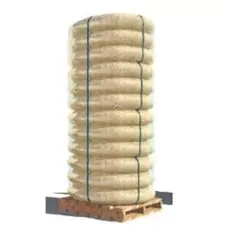 Rice Straw Wattle, 8" x 25' Rice, Burlap net | 4000-4300