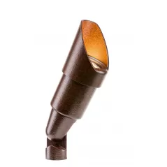 FX Rs Up Light No Lamp Long Shroud Aluminum Sedona Brown | RSNLLSSB