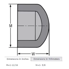 SCH 80 CPVC CAP SLIP 847-010C
