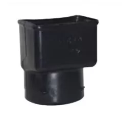 Downspout Adapter, 3" x 4" x 4" HDPE Single Wall | 02003-44DSA