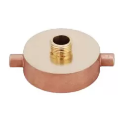 Fire Hydrant Adapter, 2-1/2" x 3/4" FNST x Hose Thread Brass | HYDF-0904GLF