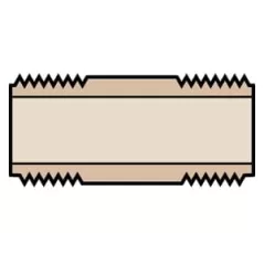 Sch 80 PVC Nipple 1/2" x 6" Tube UV Resistance | 882-060UV
