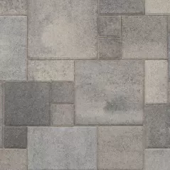 Villa Traditional Retaining Wall, 60 mm Manor 5-Piece, (4x 4, 4 x 8, 8 x 8, 8 x 12, 12 x 12) x 2-3/8" | VILLA-EXPRESS-MANOR