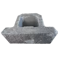 Premier Premium Retaining Wall, 8" x 18" x 12", Gray |Premier 8 (12 D)-Grey