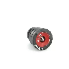 Spray Nozzle, 5' 180° Half Circle Male Threaded 0.06 - 2.4 gpm Plastic Red Precision™