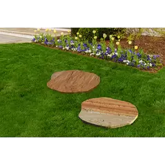 Chiseled Edge Stepping Stone, Buff, 18 x 18 x 1" | BUFFSTPSTN1818