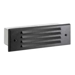 Vista Outdoor Lighting Step & Brick Light Specialty Fixture With Aluminum Housing, Black Finish | SL-4246-B-2.5-W-T3