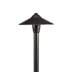 Alliance Area Light Hat 6-3/4”, Black Construction, Includes A Frosted And Clear Lens | AL100-BLK