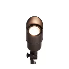 Alliance Up Bullet Mr16 Base No Lamp Bullet Light - Cast Brass - Black Finish | BL115-BLK