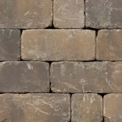 Belgard Shelton Wall Tumbled 6" x 10" x Random, 3 Piece, Victorian, 7.75 sq. ft. / layer, 38.75 sq. ft. / pallet (5 Layers) | 16254623