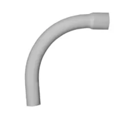 Electrical Conduit, 2" x 48" Bell End PVC 90 Degrees, Sweep | 206-020-48