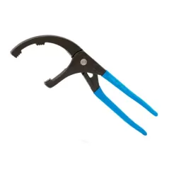 12" X 2.52" 1.77" Handle Span X 2.5 To 3.75" Jaw Capacity Oil Filter/Pvc Plier, Forged High Carbon U.S. Steel | 212