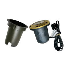 FX Well Light W/Ring Brass No Lamp | FCNLRGBS