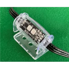 HBL RGB 25L Pebble Magnetic Light String, 25-Light, Double-Sided, 24V | RGBPEBMAG180-25-24-BLW