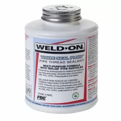 IPS Weld-On White Seal Plus Plastic and Metal Pipe Thread Sealant 1/2 pint | 87730