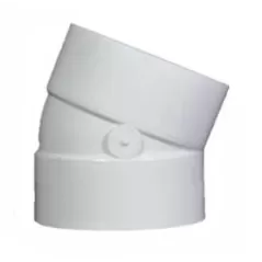3" Styrene Fitting Elbow 22-1/2 Degrees