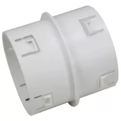 Corrugated Pipe Coupler, 4" HDPE PVC to Connector | 9830