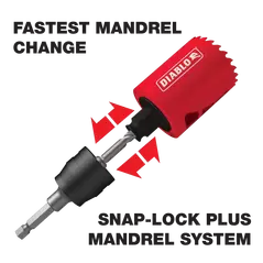 Diablo 11 Piece Bi-Metal Hole Saw Set
