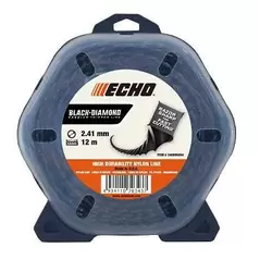 Trimmer Line, 0.095" Dia x 885' Twisted Black Nylon Medium