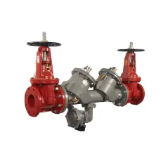 Febco LF860-NRS-FS Reduced Pressure Zone Assembly Backflow Preventer NRS Shutoff w/ Flood Sensor Large Diameter Lead Free Ductile Iron 6" | F122935