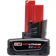 Milwaukee M12 Red Lithium 4.0Ah Extended Capacity Battery Pack | 48-11-2440