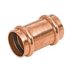 Nibco PC601 Copper Press Fitting 1" Press x Press Repair Coupling (No Stop) LD | 9020500PC