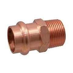 Nibco PC604 Copper Press Fitting 3/4" Press x MPT Adapter LD | 9030950PC