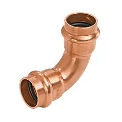 Nibco PC607 Copper Press Fitting 1" Press x Press 90 Degree Elbow LD | 9055750PC