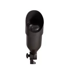 Alliance Outdoor Lighting Accent Up-Light FLood Ground Stake, Double Wire Lead 18" & 25', Black