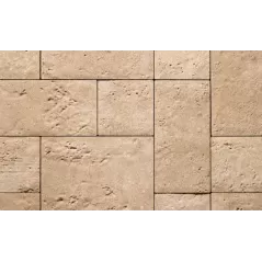 Belgard Travertino Paver, 30mm, 3-Piece, Desert Sand