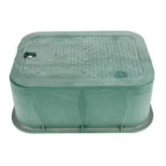 Carson Standard Valve Box Extension with Lid Green 6" | 14191002