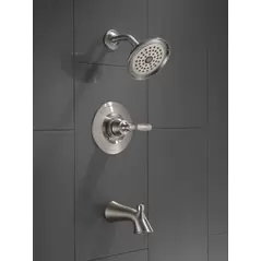 Woodhurst Tub/Shower Trim, Stainless Steel | T14432-SS