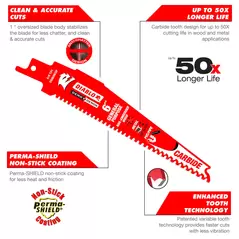 Diablo Demo Demon Carbide Reciprocating Blades 10 Pack 9"