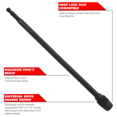 Diablo Universal Extension 1/4" x 12" | DXT1020