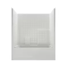 Tub Shower, White Right Drain | ET60-32RWH
