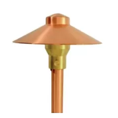 Focus Copper China Hat No Lamp Path Light | RXA01NLCOP