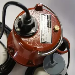 Submersible Sewage Pump, 4/10 hp 115 V 1-Phase 125 gpm LE40-Series Wide-Angle Float