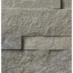 SPLITFACE CORNER ALPINE GRY QUARTZIT 6 X 24