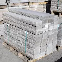Grey Limestone Pitched Sill, 2-1/4" x 8" x 96", Natural Stone