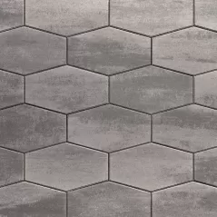 TECHO HEXA SLAB SMOOTH HD2+ SHALE GREY 96.55SF/PALLET 60 MM
